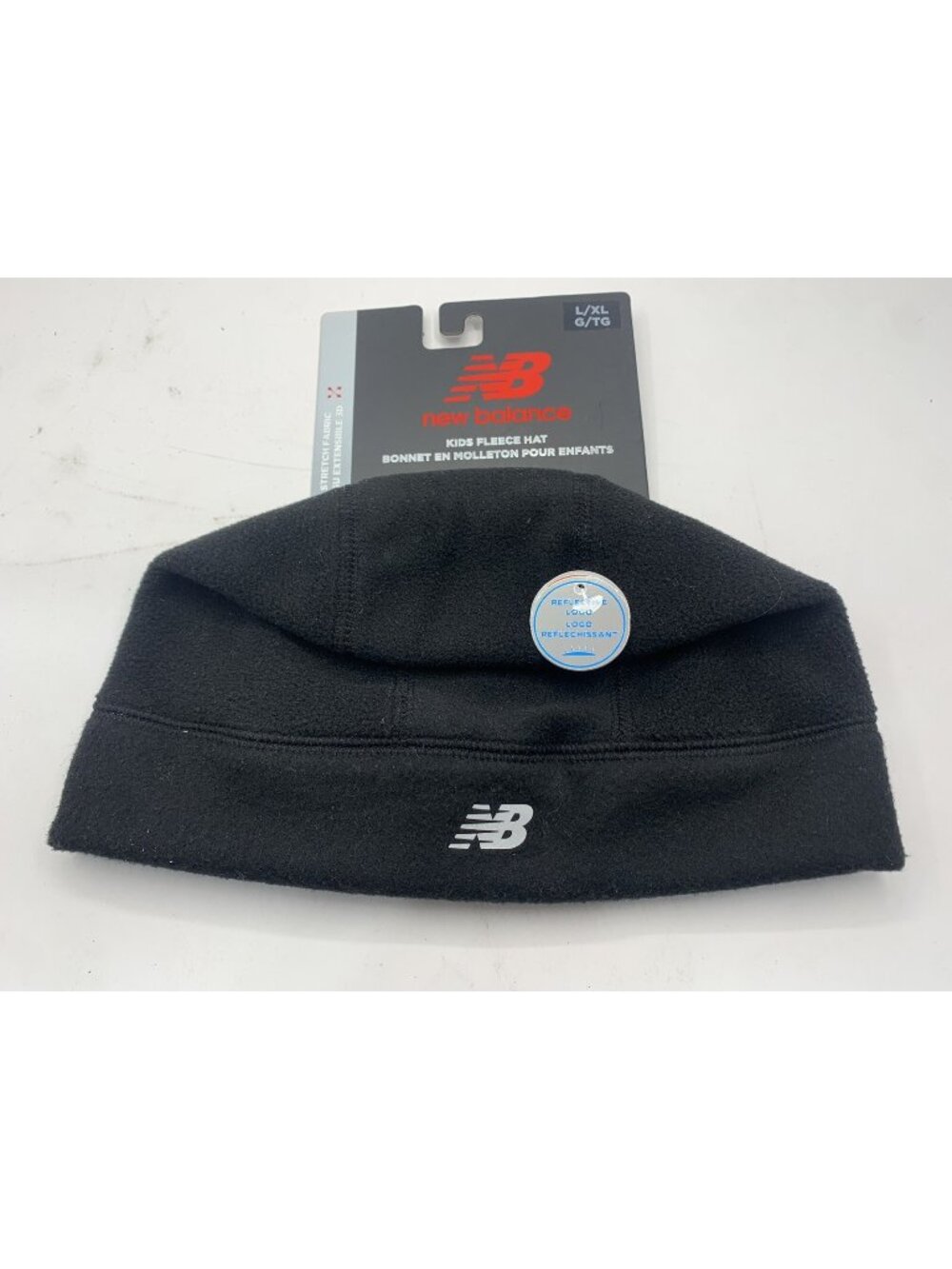 BRAND NEW - New Balance Kids Fleece Hat - 100% Polyester Black Hat